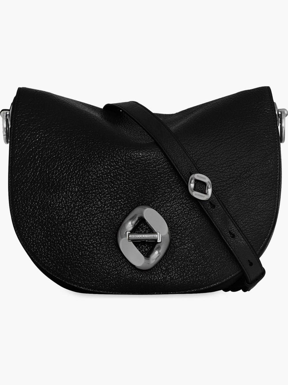 REBECCA MINKOFF LARGE G LEATHER SADDLE BAG